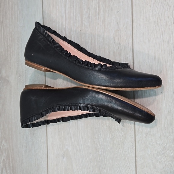 Kate Spade Women Leather Pointed Toe Loafer Slip on shoes flats sz 7M - Picture 12 of 14